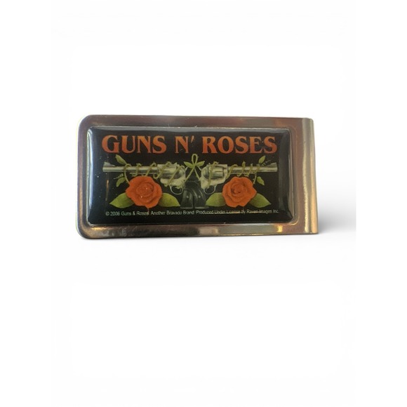 Guns N' Roses Other - Guns N Roses‎ 2006 Bravado Money Clip Official Raven Images Band Merch